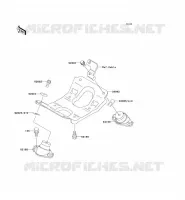SUPPORT MOTEUR pour Kawasaki JET SKI SC 1991