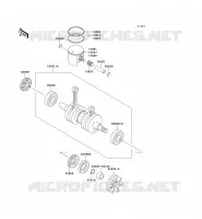 VILEBREQUIN/PISTON pour Kawasaki JET SKI SC 1991