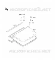 CAPOT MOTEUR pour Kawasaki JET SKI SC 1993
