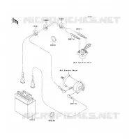 &Eacute;QUIPEMENT ELECTRIQUE pour Kawasaki JET SKI SC 1993
