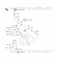 R&Eacute;SERVOIR D'HUILE pour Kawasaki JET SKI SC 1993