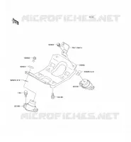 SUPPORT MOTEUR pour Kawasaki JET SKI SC 1993