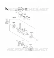 VILEBREQUIN/PISTON pour Kawasaki JET SKI SC 1993