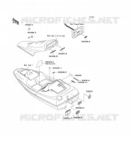 LABEL pour Kawasaki JET SKI SC 1995