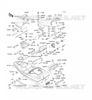 PIECE COQUE pour Kawasaki JET SKI SC 1995