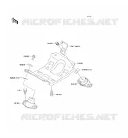 SUPPORT MOTEUR pour Kawasaki JET SKI SC 1995