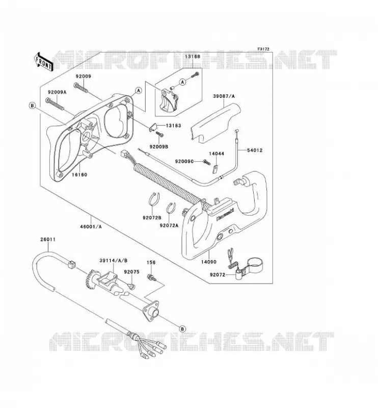 GUIDON Kawasaki JET SKI 650 1995 JET SKI SC  JL650-A5