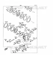 CARBURATEUR(1/2)(JS300AE022806&NNAMI.) pour Kawasaki JET SKI 300SX 1989