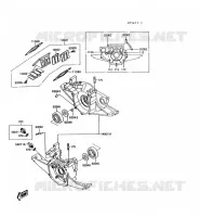 CARTER MOTEUR(S) pour Kawasaki JET SKI 300SX 1989
