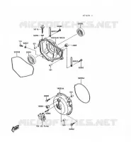 COUVERCLES MOTEUR pour Kawasaki JET SKI 300SX 1989