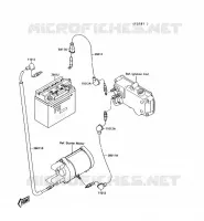 &Eacute;QUIPEMENT ELECTRIQUE pour Kawasaki JET SKI 300SX 1989
