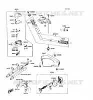 GUIDON pour Kawasaki JET SKI 300SX 1989