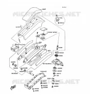 POIGNEE POLE pour Kawasaki JET SKI 300SX 1989