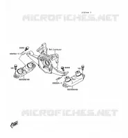 SUPPORT MOTEUR pour Kawasaki JET SKI 300SX 1989