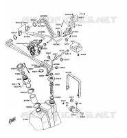RESERVOIR CARBURANT pour Kawasaki JET SKI 300SX 1991