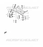 SUPPORT MOTEUR pour Kawasaki JET SKI 440 1988