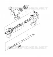ARBRE DE TRANSMISSION pour Kawasaki JET SKI 550 1986