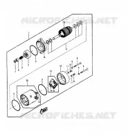 D&Eacute;MARREUR pour Kawasaki JET SKI 550 1989