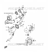 &Eacute;CHAPPEMENT pour Kawasaki JET SKI 550 1989