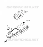 LABEL pour Kawasaki JET SKI 550 1989