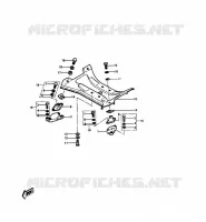 SUPPORT MOTEUR pour Kawasaki JET SKI 550 1989