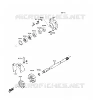 ARBRE DE TRANSMISSION pour Kawasaki JET SKI 650SX 1990