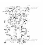 RESERVOIR CARBURANT pour Kawasaki JET SKI 650SX 1990