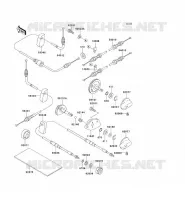 CABLES pour Kawasaki JET SKI 750 SX 1995