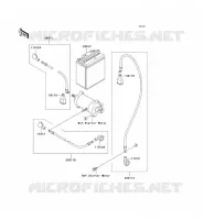 &Eacute;QUIPEMENT ELECTRIQUE pour Kawasaki JET SKI 750 SX 1995