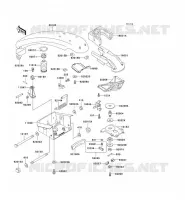 POIGNEE POLE pour Kawasaki JET SKI 750 SX 1995
