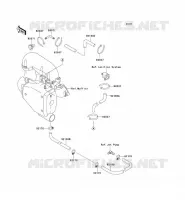 REFROIDISSEMENT pour Kawasaki JET SKI 750 SX 1995