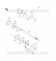 ARBRE DE TRANSMISSION pour Kawasaki JET SKI 750 SXI PRO 2002