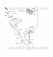 RESERVOIR CARBURANT pour Kawasaki JET SKI 750 SXI PRO 2002
