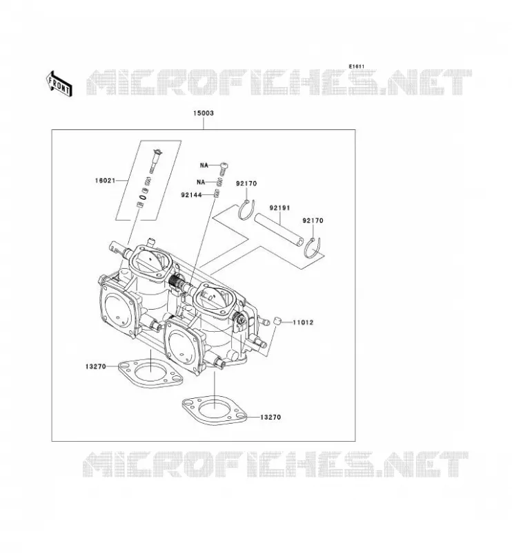 CARBURATEUR Kawasaki JET SKI 800 2006 JET SKI 800 SX-R  JS800A6F