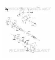 ARBRE DE TRANSMISSION pour Kawasaki JET SKI 1100 STX D.I. 2002