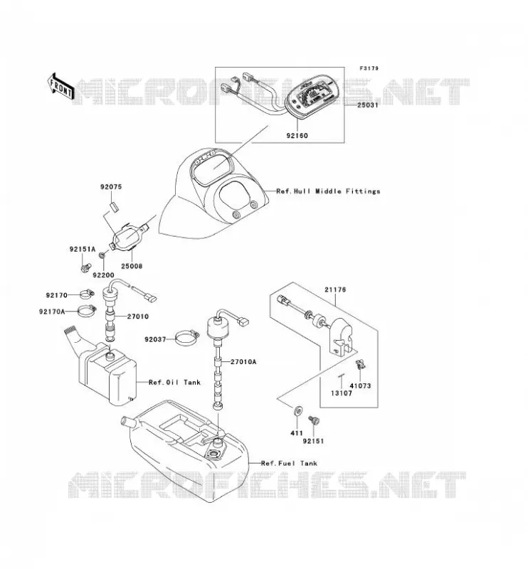 COMPTEURS Kawasaki JET SKI 1200 2003 JET SKI 1200 STX-R  JT1200-A2