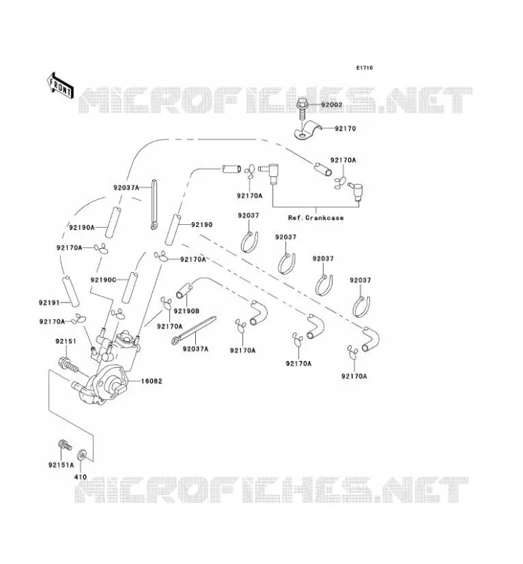 POMPE A HUILE Kawasaki JET SKI 1200 2003 JET SKI 1200 STX-R  JT1200-A2