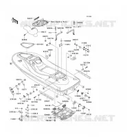 COQUE pour Kawasaki JET SKI STX-12F 2004