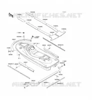 MOUSSES pour Kawasaki JET SKI STX-12F 2004