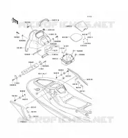 PIECE COQUE MILIEU pour Kawasaki JET SKI STX-12F 2004