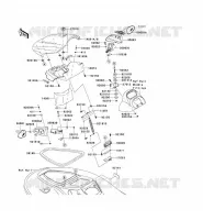 PIECE COQUE AV pour Kawasaki JET SKI STX-15F 2004