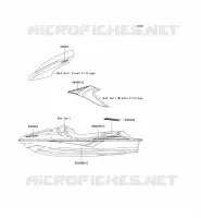 STICKER pour Kawasaki JET SKI STX-15F 2004