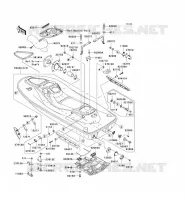 COQUE pour Kawasaki JET SKI STX-15F 2008