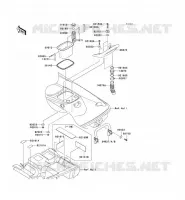 PIECE COQUE AR pour Kawasaki JET SKI STX-15F 2008