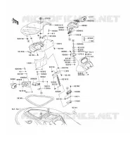 PIECE COQUE AV pour Kawasaki JET SKI STX-15F 2008