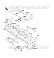 MOUSSES pour Kawasaki JET SKI ULTRA 250X 2007