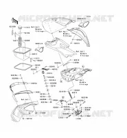 PIECE COQUE AV pour Kawasaki JET SKI ULTRA 250X 2007