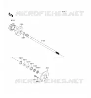 ARBRE DE TRANSMISSION pour Kawasaki JET SKI ULTRA 250X 2008