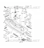 COQUE pour Kawasaki JET SKI ULTRA LX 2007