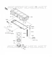 CYLINDRE/PISTON pour Kawasaki JET SKI ULTRA LX 2007
